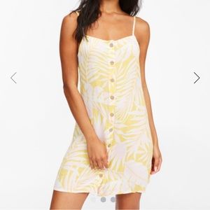 Billabong Morning Light Mini Slip Dress/ bathing suit coverup